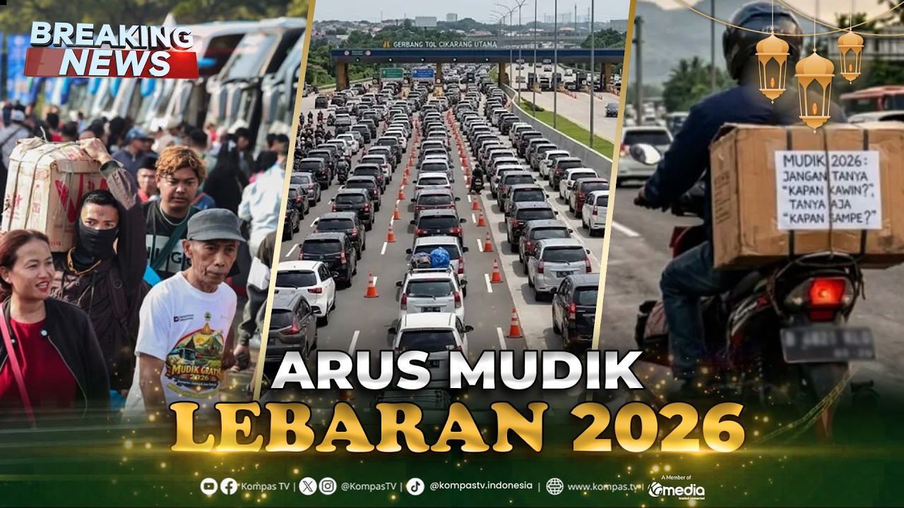 BREAKING NEWS - Pantauan Arus Mudik Lebaran | 19 Maret 2026
