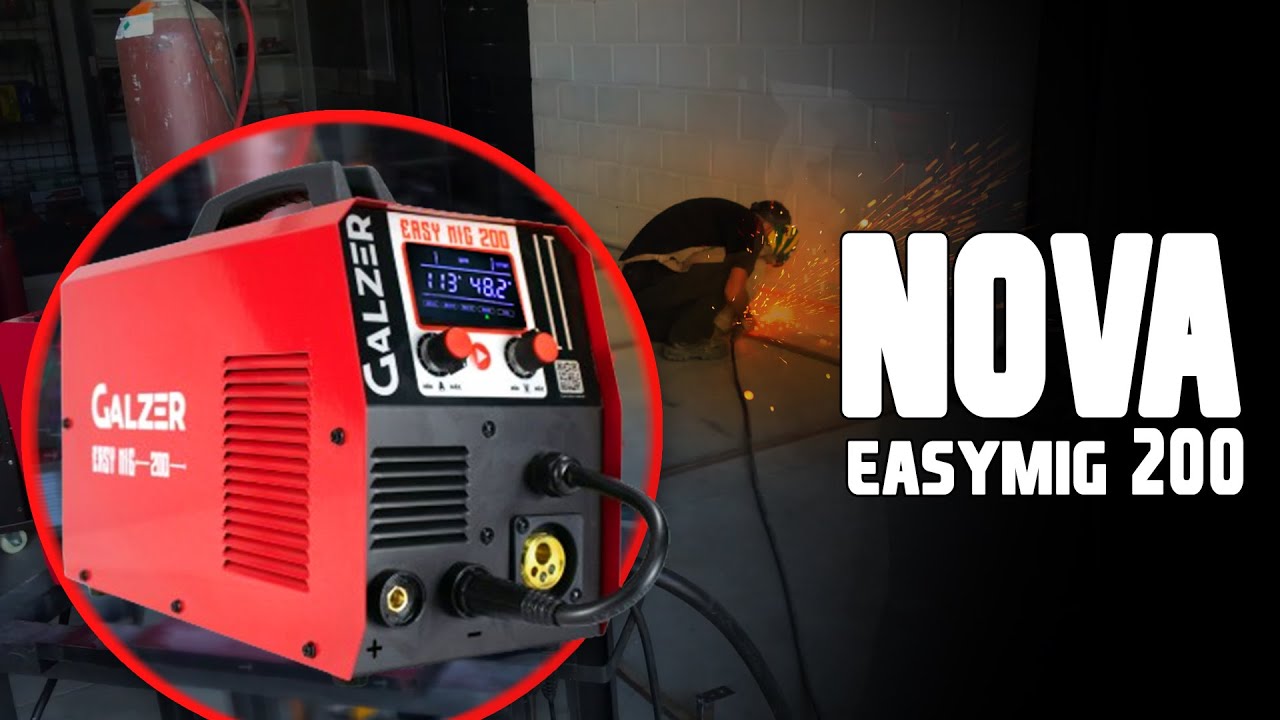 EASYMIG 200 V2.0 GALZER | UNBOXING, COMPARAÇÃO E TESTE