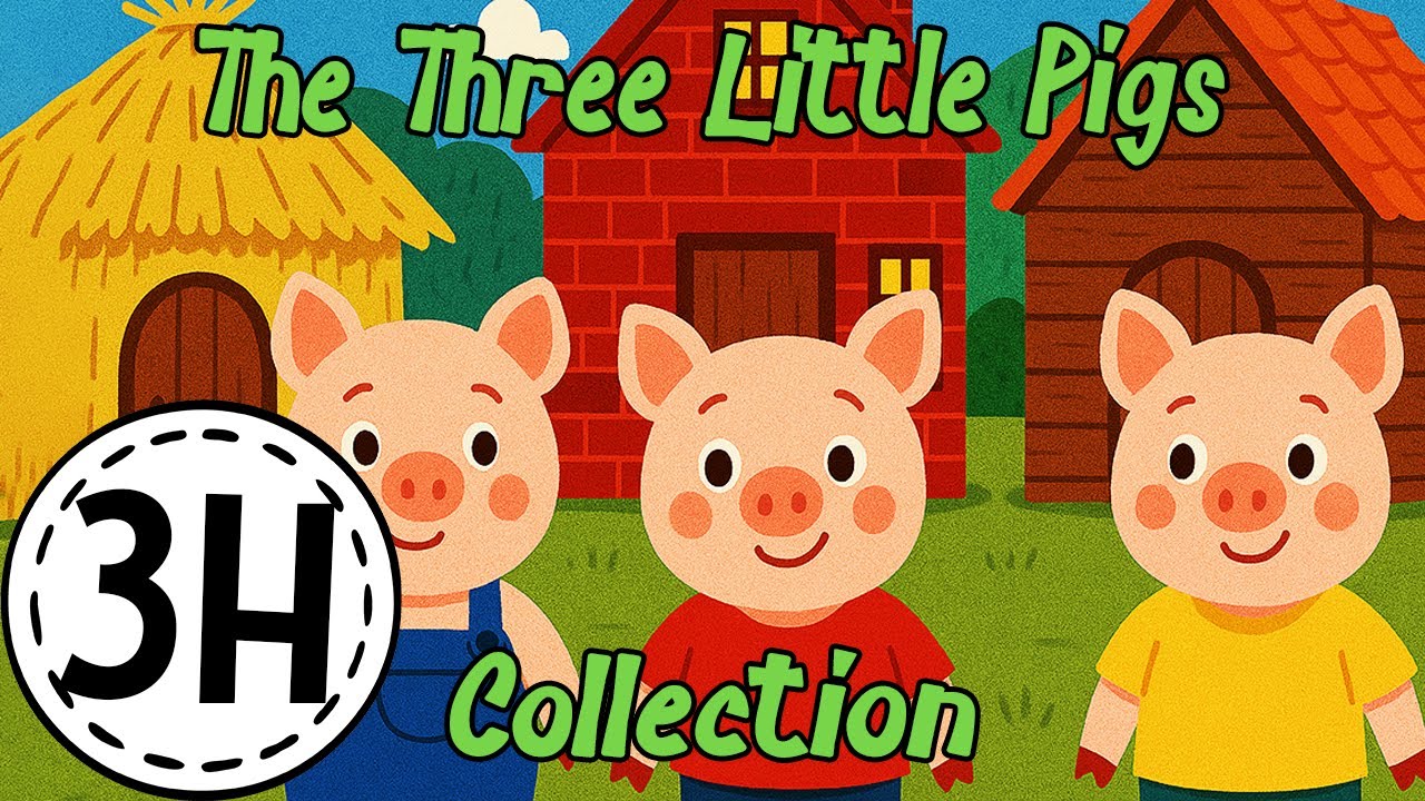 The Three Little Pigs 3 HOURS Collection | KittyCatCollection | Read Aloud Stories