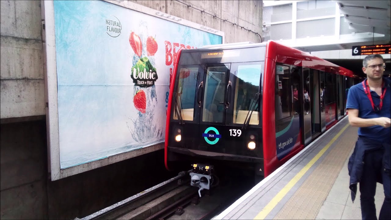 FULL JOURNEY | Docklands Light Railway (DLR): Tower Gateway to Lewisham | B07 Unit 139