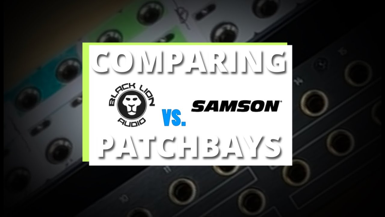 Buying a new patchbay?  My Experiences Comparing Black Lion Audio PBR TRS vs. Samson S-Patch Plus