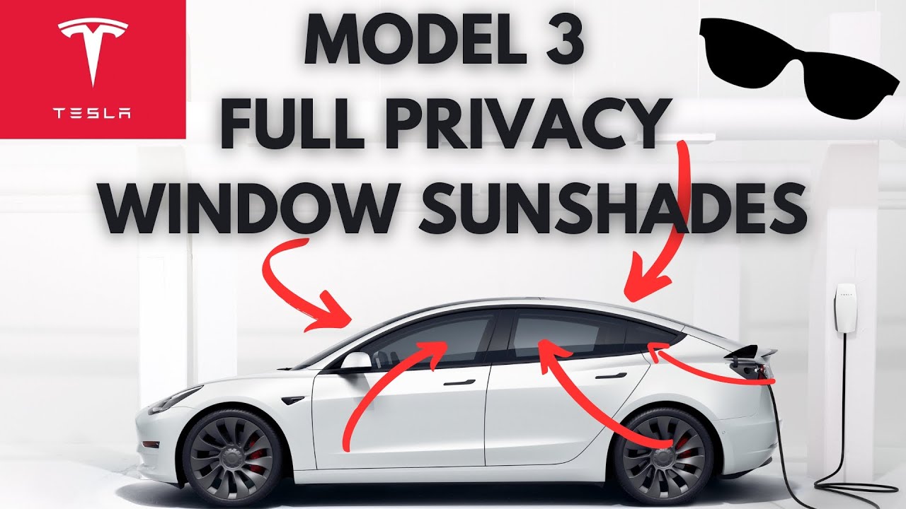 The Best Model 3 Window Sunshades for Complete Privacy!