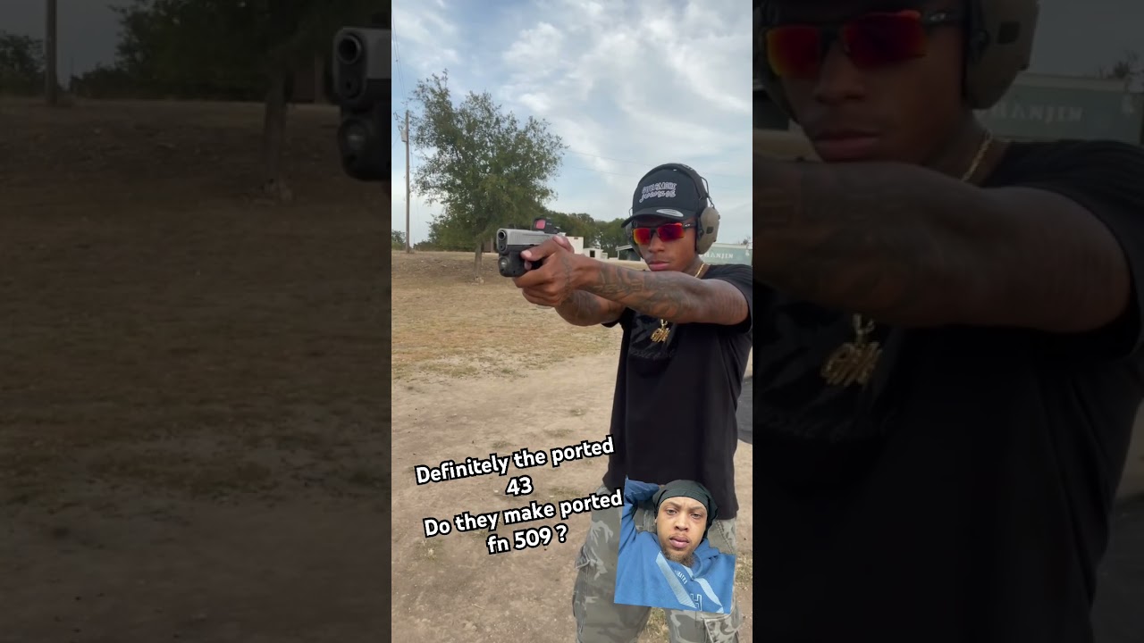 Ported fn⁉️do they make em? Lmk ghg reactions #gun #yosepe #ghghussle #fnreflex #viral #shorts