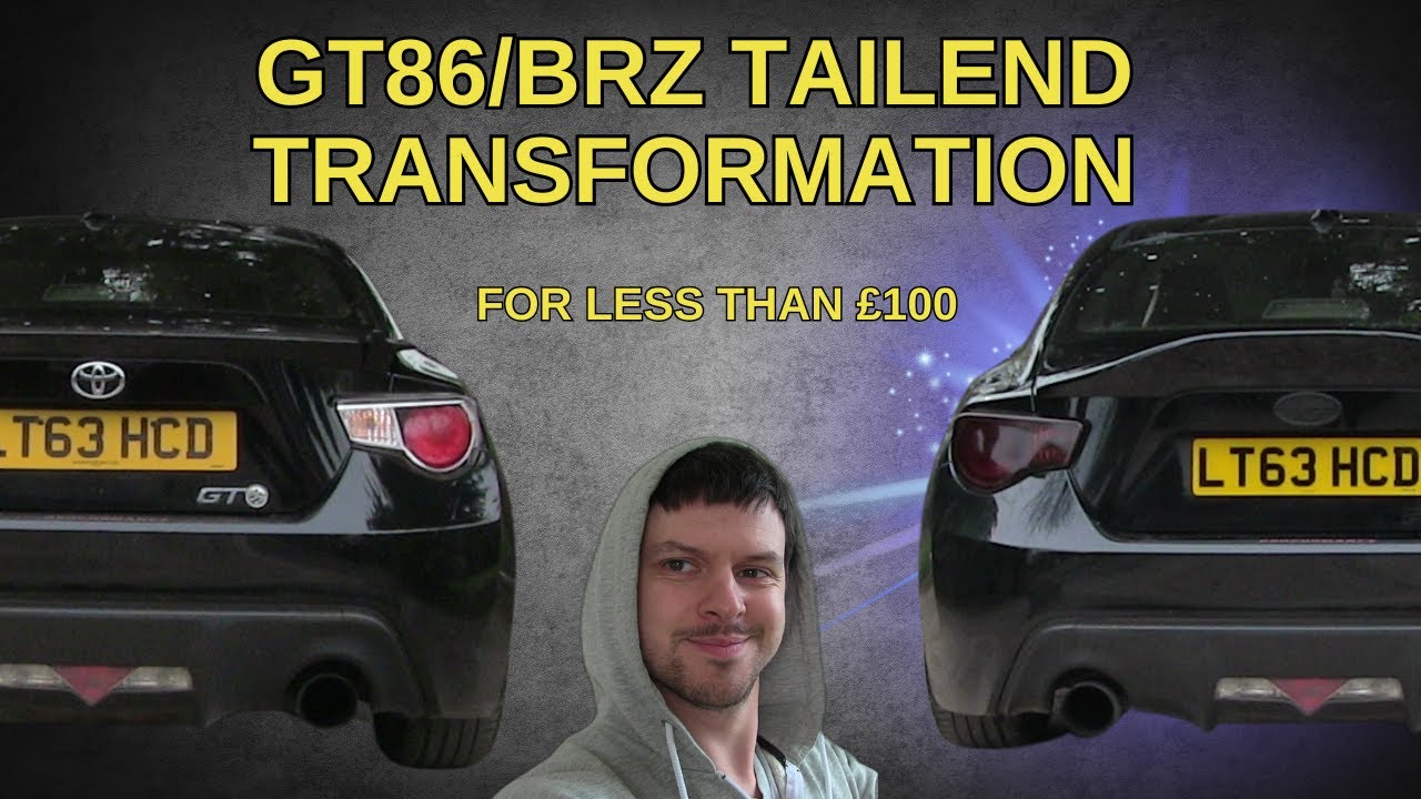 GT86/BRZ Tinting taillights, ducktail spoiler and debadge