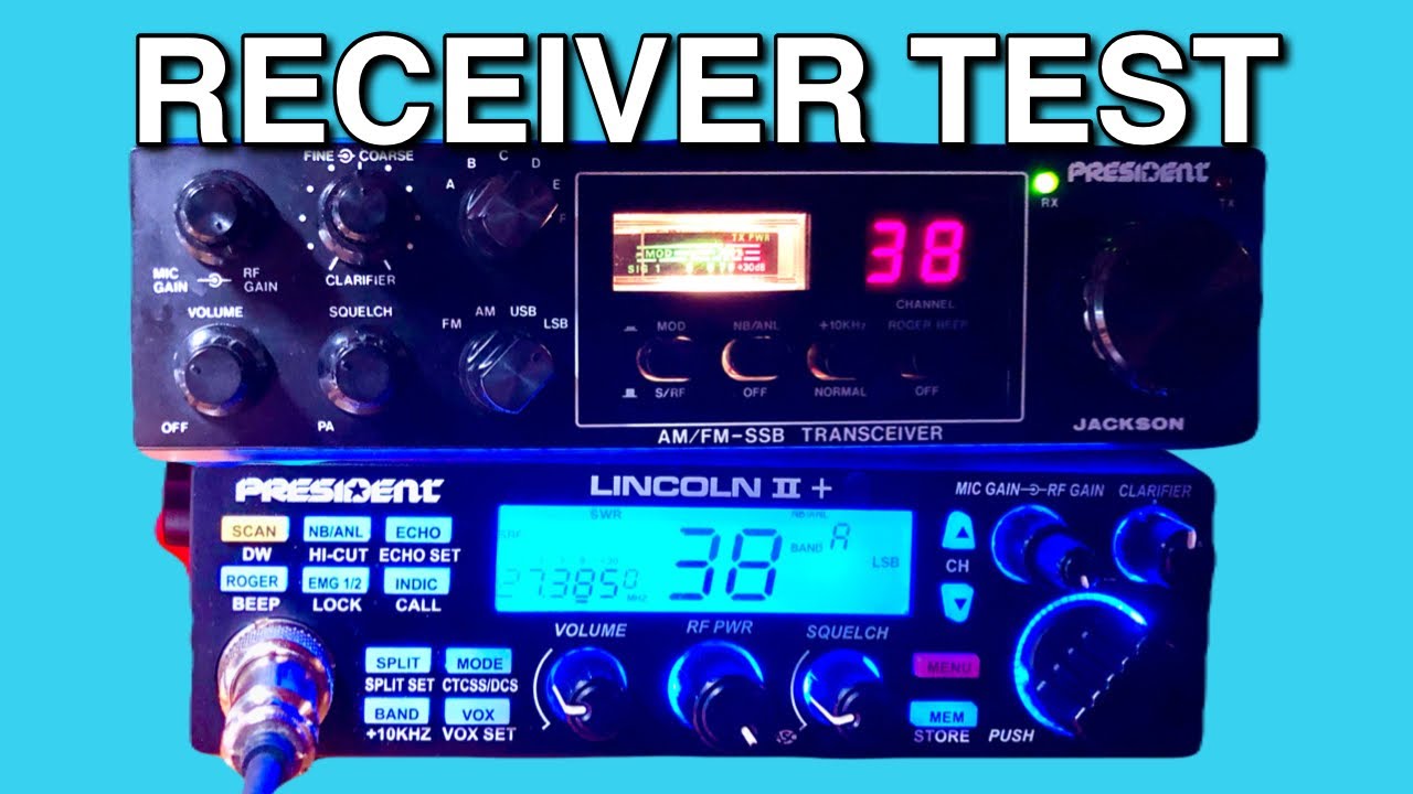 President Jackson vs President Lincoln 2 plus. Receiver test