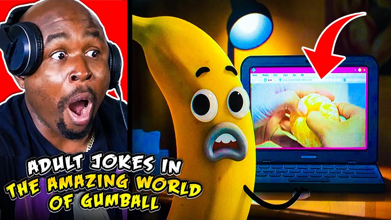 "Adult Joke" Compilation - The Amazing World of Gumball REACTION