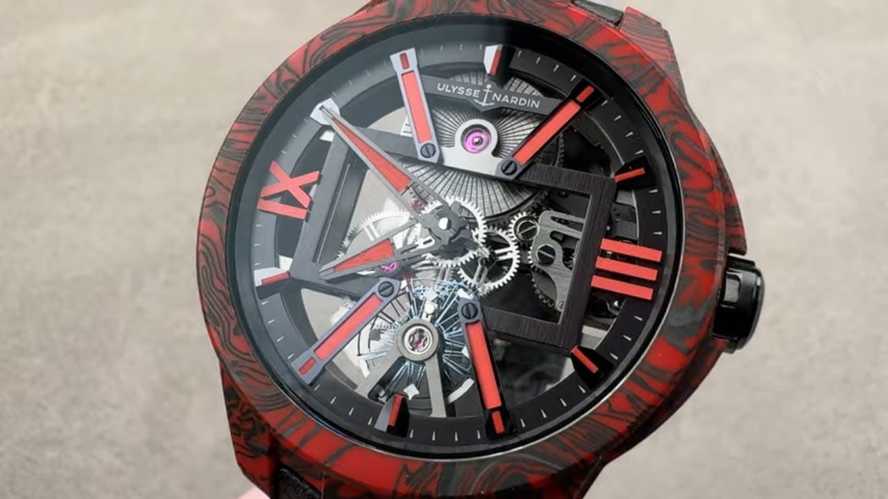 Ulysse Nardin Blast Skeleton X Magma Special Red Marbled 3713-260/MAGMA Ulysse Nardin Watch Review