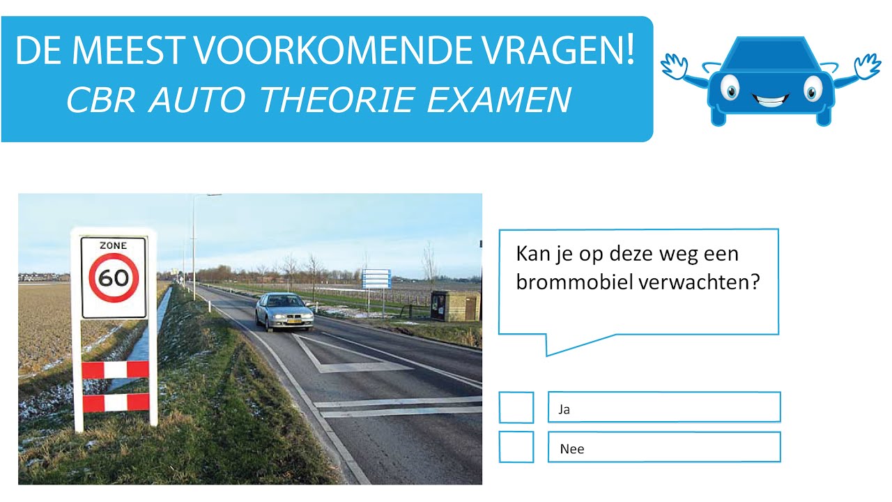 Auto theorie examen juli 2023