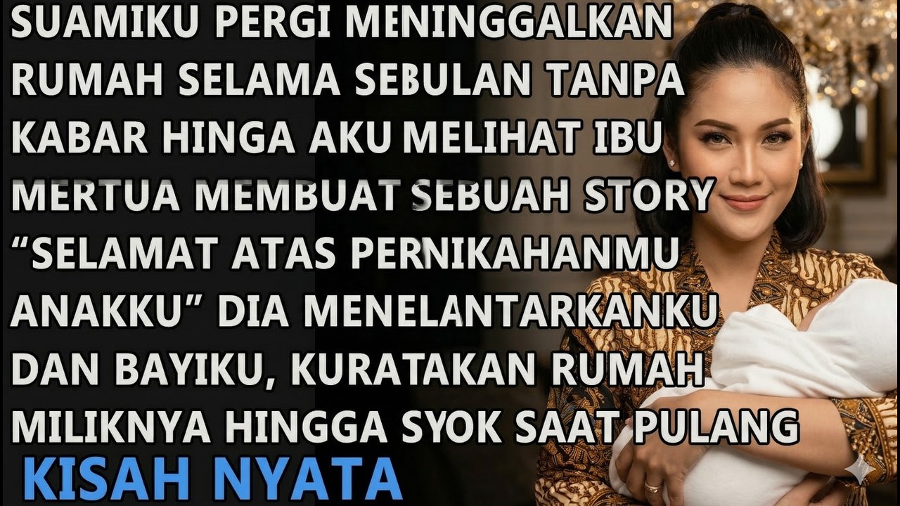 SUAMIKU PERGI MENINGGALKAN RUMAH SELAMA SEBULAN TANPA KABAR DAN MENIKAH LAGI, KUBALAS DIA DENGAN…