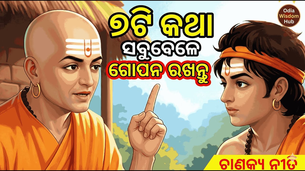 ଭୁଲରେ ବି ଏହି ୭ଟି କଥା କାହାକୁ କୁହନ୍ତୁ ନାହିଁ | 7 Things You Should Keep Secret | Chanakya Niti