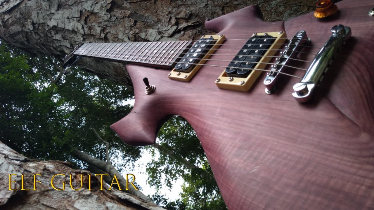 Building the Elf Guitar in Purpleheart wood (Roxinho)