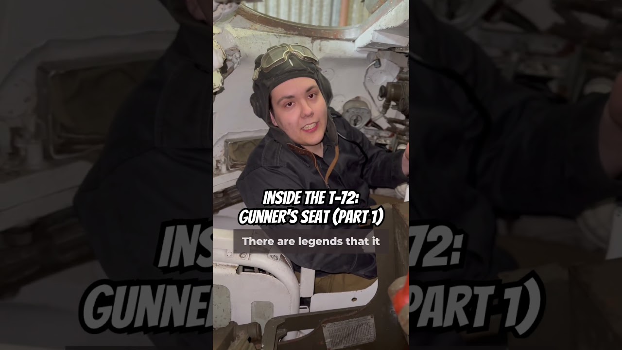 Inside the T-72: Gunner&rsquo;s seat (Part 1) #t72 #t72tank #tank #gunners #tanksmuseum #museuminpoland