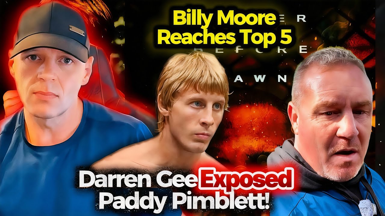 Darren Gee EXPOSES Paddy Pimblett Over CRIMINALS & Eating Habit 😳 | Billy Moore Gets To The Top 5! 