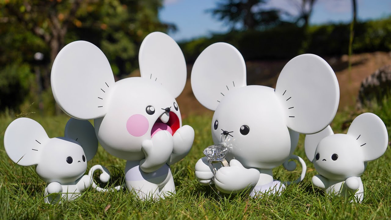 【粘土】結婚してください‼️イッカネズミ作りました Making Maushold「Life-size」【ポケモン】/ Pokémon Clay Art