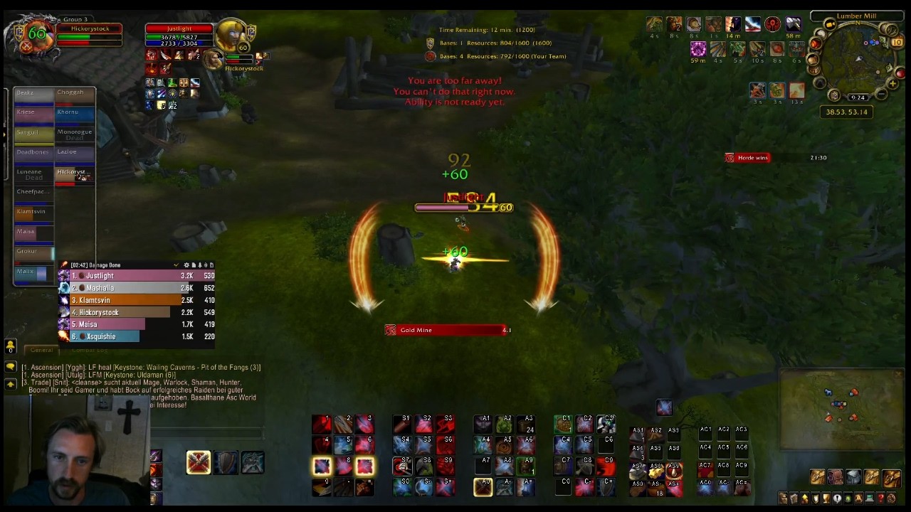 Lvl 60 Arms pvp--Hickorystock---Ascension Bronzebeard