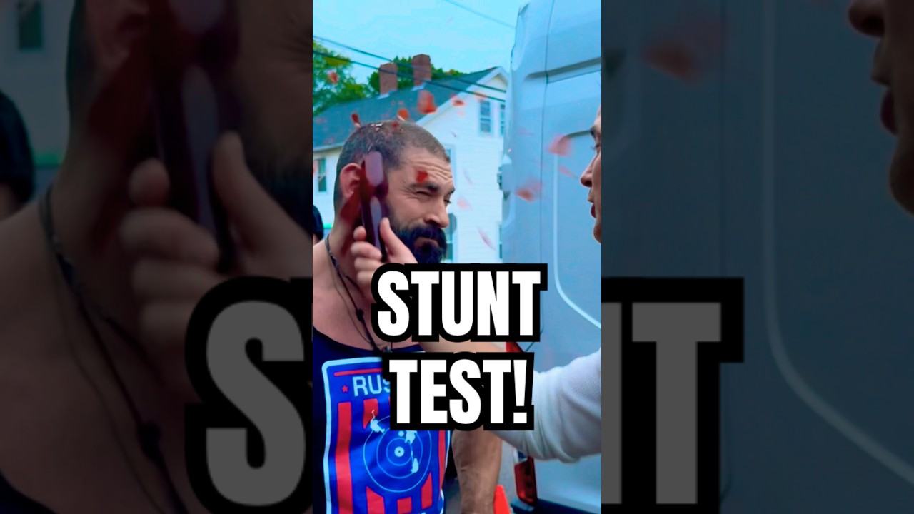 Bottle Breaking STUNT TEST!💥 #stunt #film #acting #behindthescenes #filmmaking #shorts