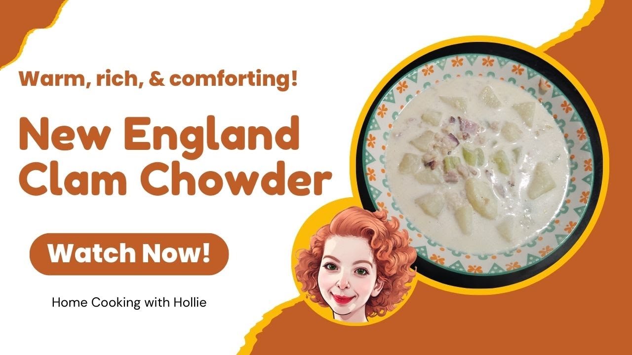 Classic New England Clam Chowder with Fresh Cherrystone Clams | Rich & Creamy