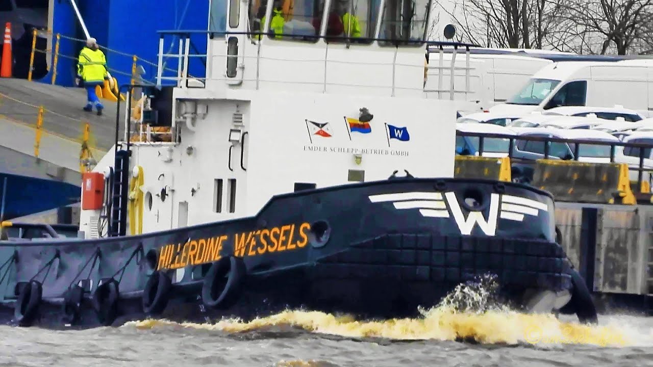 Emder Schlepper HILLERDINE WESSELS BJ 1975 Tug Tugboat towboat DCSD MMSI 211230440