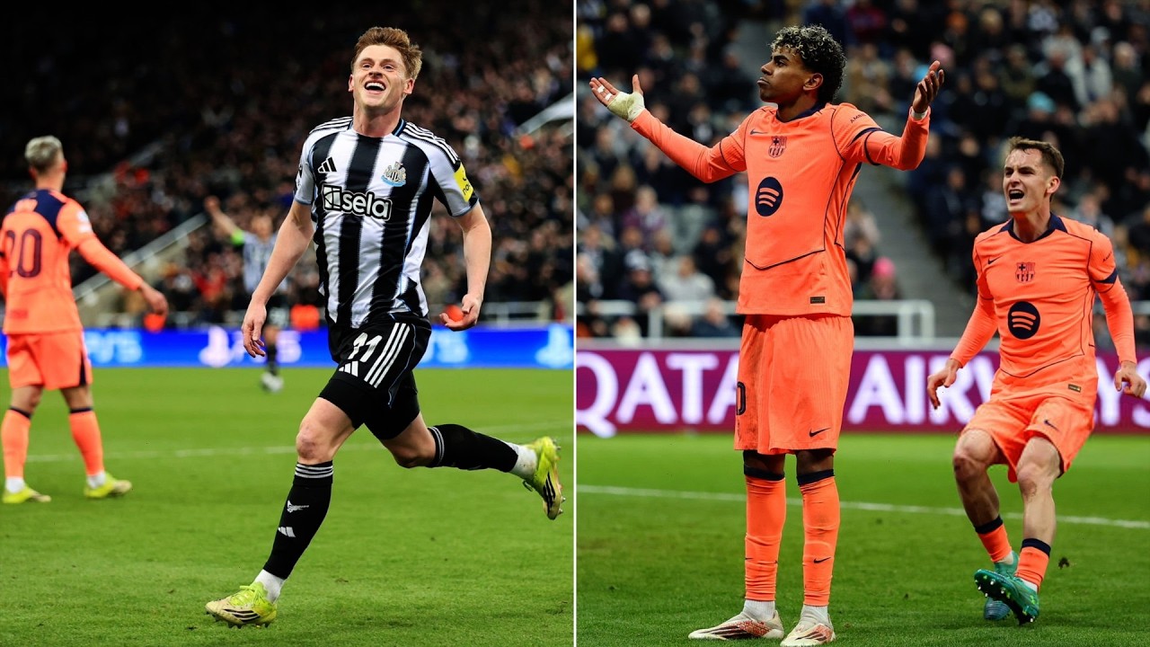 NEWCASTLE 1-1 BARCELONA, UEFA CHAMPIONS LEAGUE, ROUND OF 16 STAGE, 2026