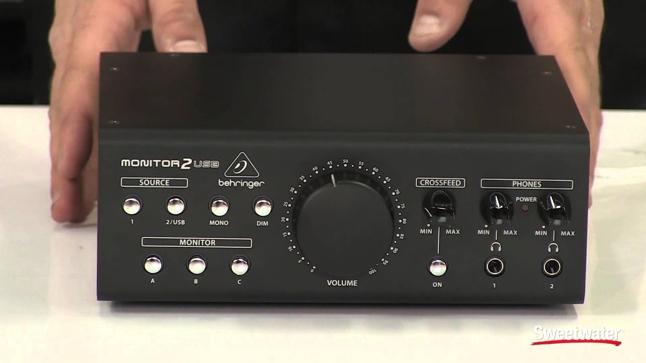 Behringer Monitor 2 USB Control Station - Sweetwater at Winter NAMM 2015