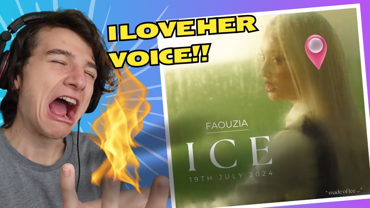 Reacting to Faouzia - ICE (Such a Strong Song!)