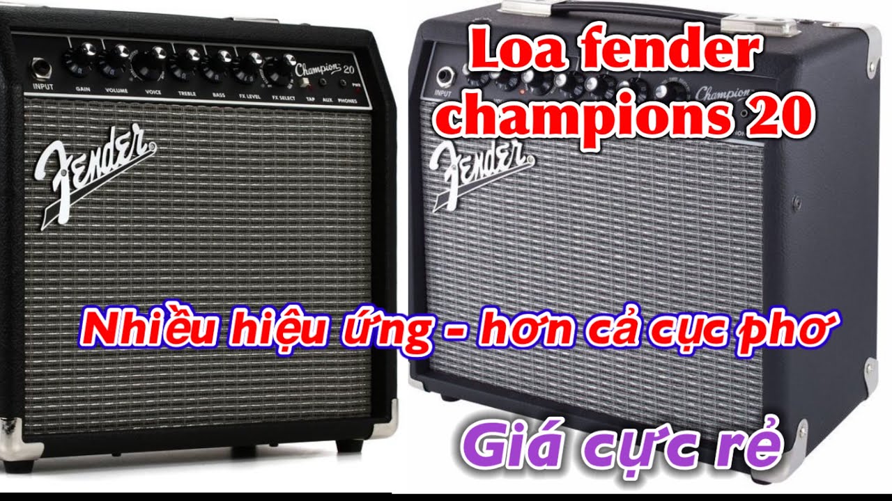 Amply Guitar Fender champions 20