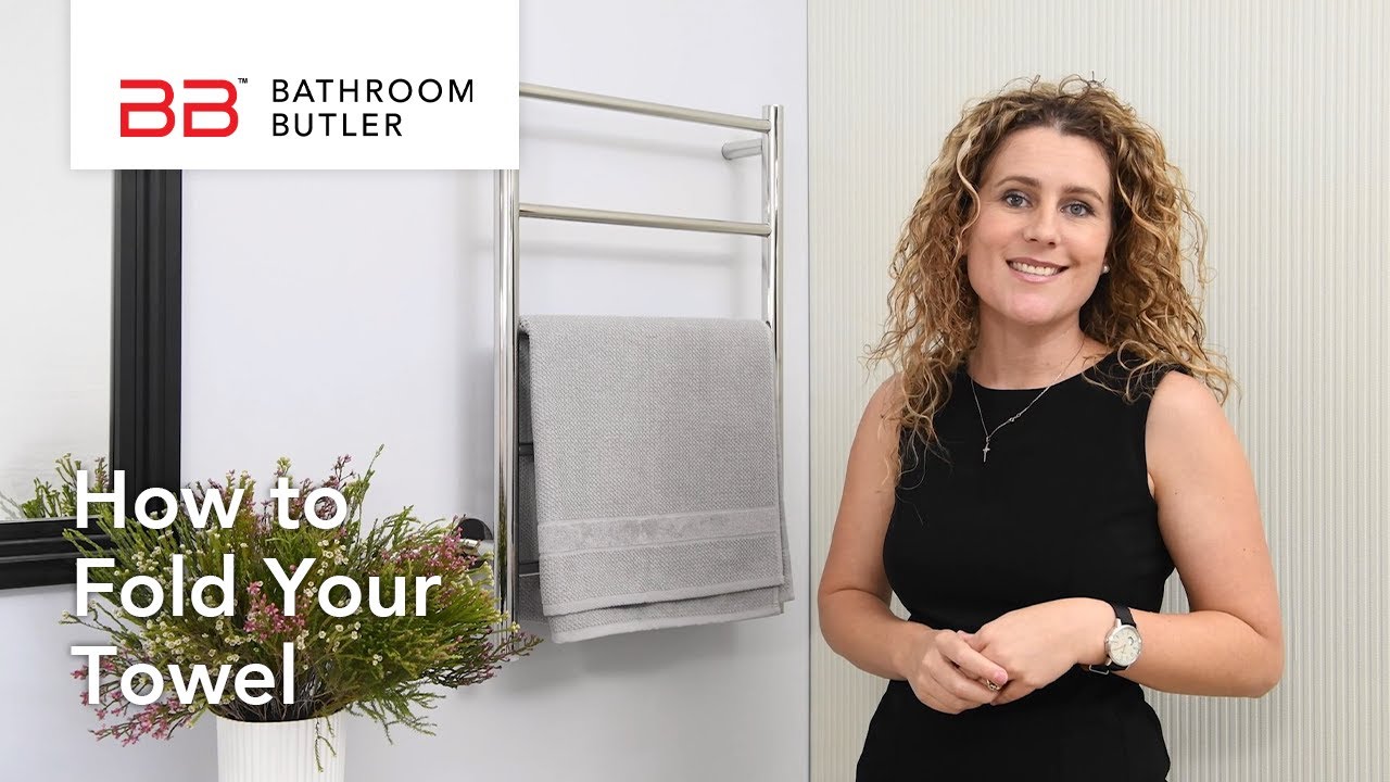 Heated Towel Rail - Beautiful Towel Storage & Folding Your Towels