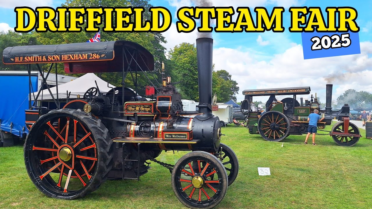 A Day Out At Driffield Steam Fair 2025 - Yorkshire 