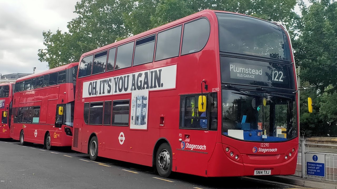 *Full Route Visual* Route 122 | Crystal Palace - Plumstead Bus Garage | 12290 (SN14 TXJ)