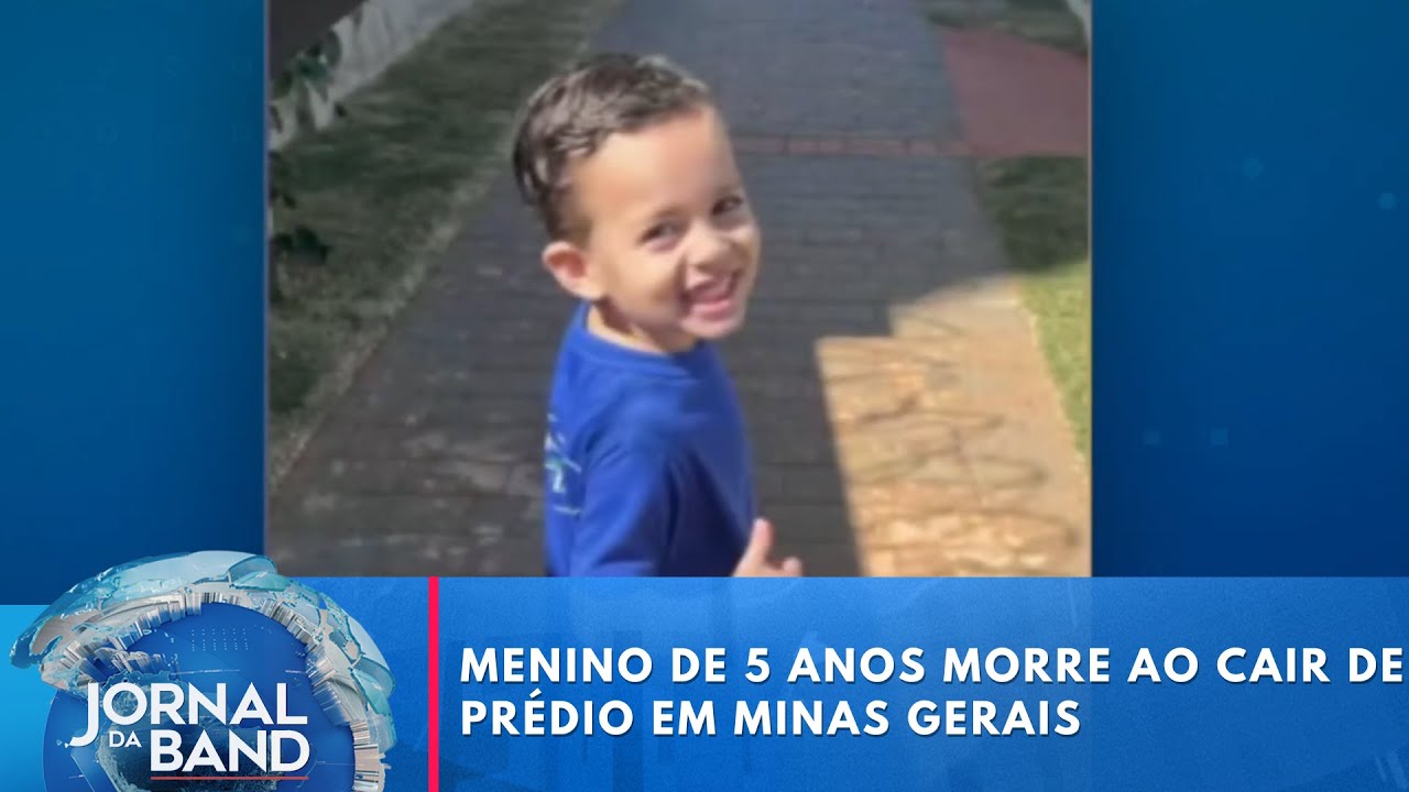 Menino de 5 anos morre ao cair de prédio em MG | Jornal da Band