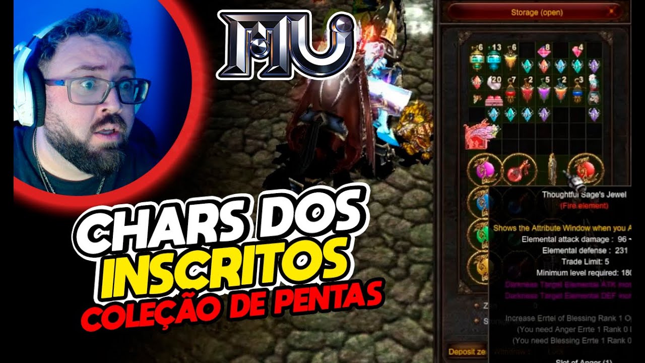 🤣🤣 O cara fez a FEIRA nos PENTAGRAMAS do jogo kkkkkkkkk • A build do DL do inscrito do canal