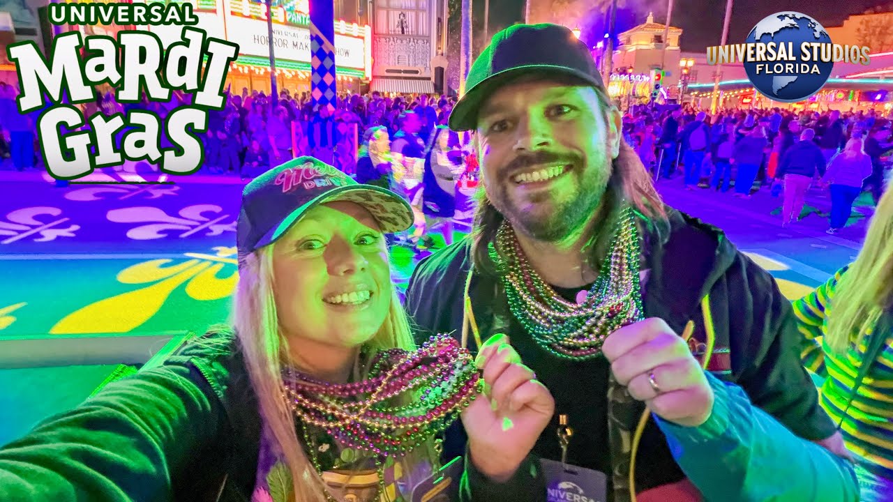 Universal Orlando Mardi Gras 2026 EVENT TOUR! Tribute Store, Food, Parade, NEW Prince Gator & MORE!