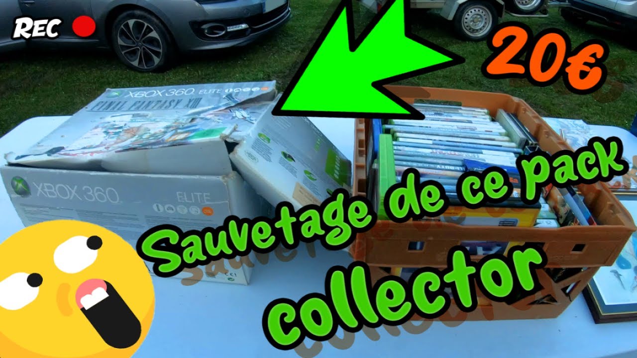 3 Jours de Brocante et Vide grenier , 43 jeux vidéos et une console en boite 😮 ...