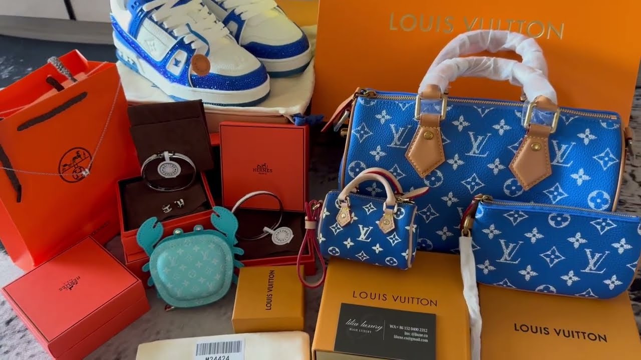 Client Custom Full Blue Luxury Bundle | Complete Matching Themed Order Unboxing