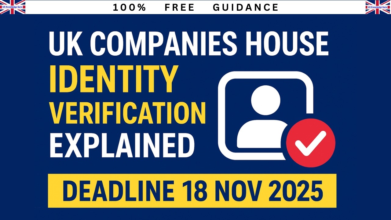 Проверка личности в Регистрационной палате Великобритании (UK Companies House) 2025! Крайний срок...