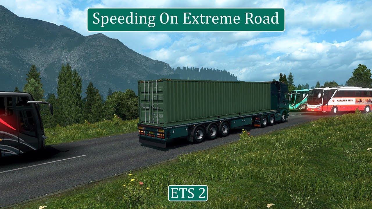 Dangerous Hill And Curved Road On Indonesia's Hill   | ETS2 Indonesia
