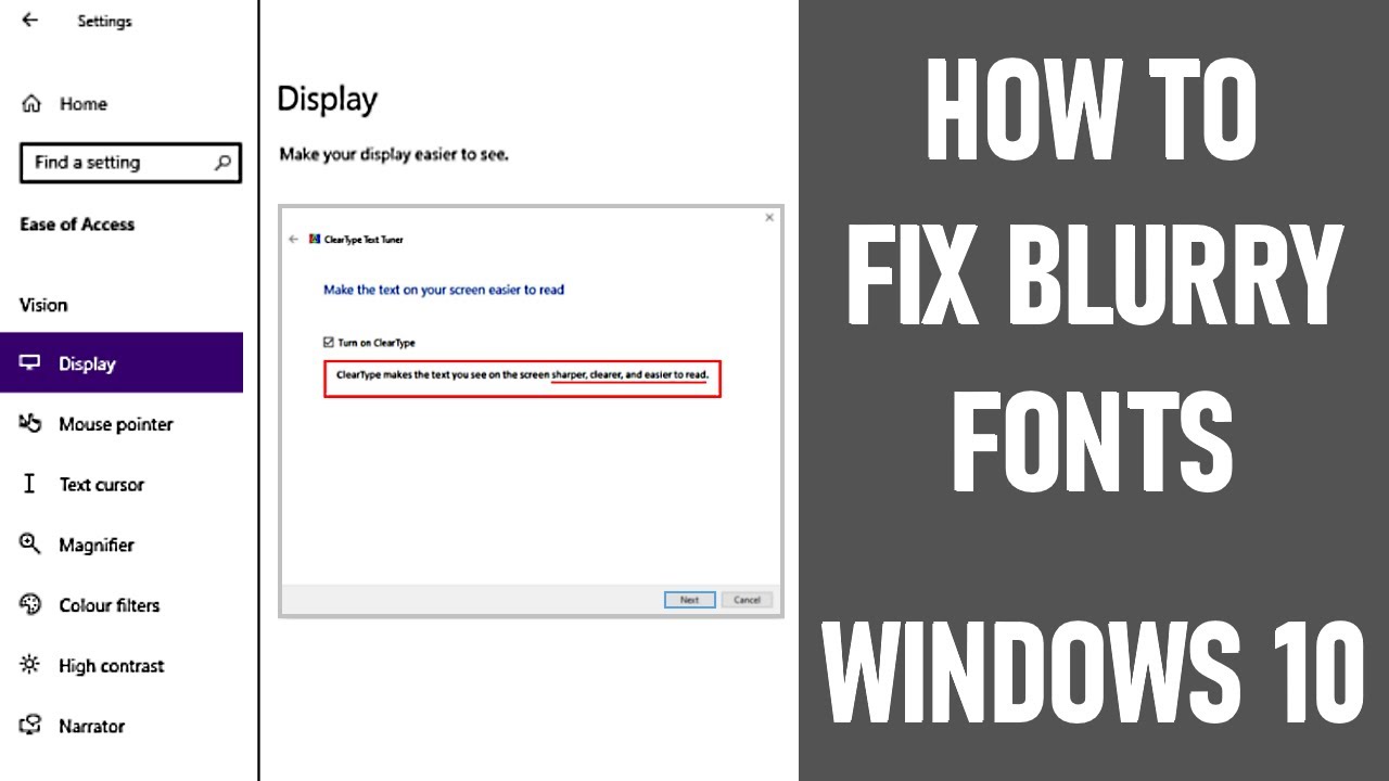 Как исправить размытые шрифты в Windows 10 | 6 способов исправления | ПОЛНОЕ РУКОВОДСТВО