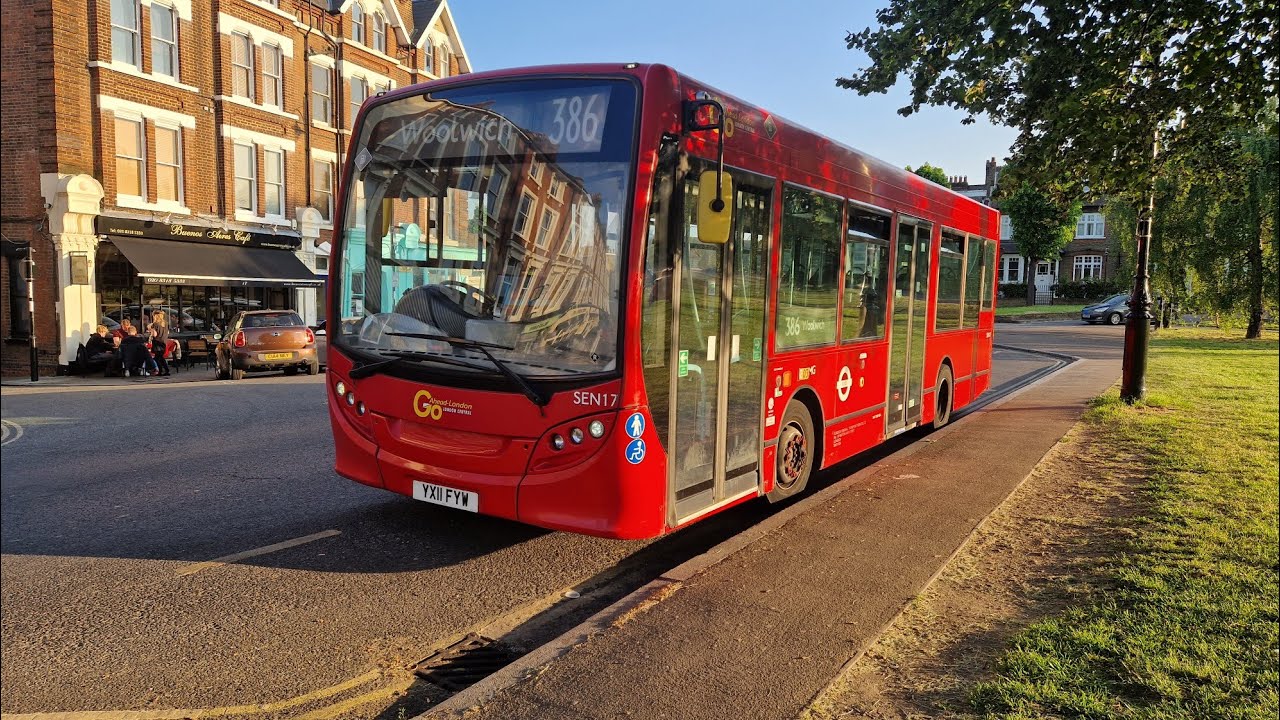 *Fast* Go-Ahead London SEN17 YX11FYW Bus Route 386