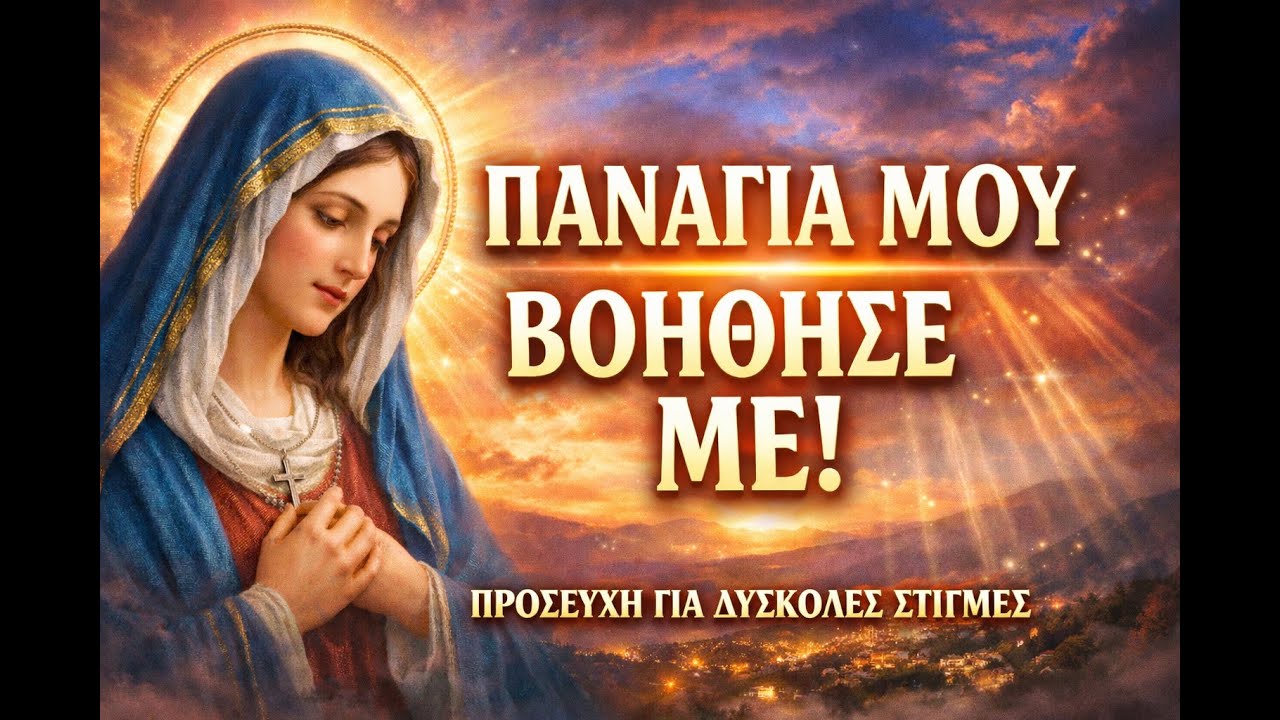 ΠΑΝΑΓΙΑ ΜΟΥ ΒΟΗΘΗΣΕ ΜΕ 🙏 | ΙΣΧΥΡΗ ΠΡΟΣΕΥΧΗ ΓΙΑ ΔΥΣΚΟΛΕΣ ΣΤΙΓΜΕΣ