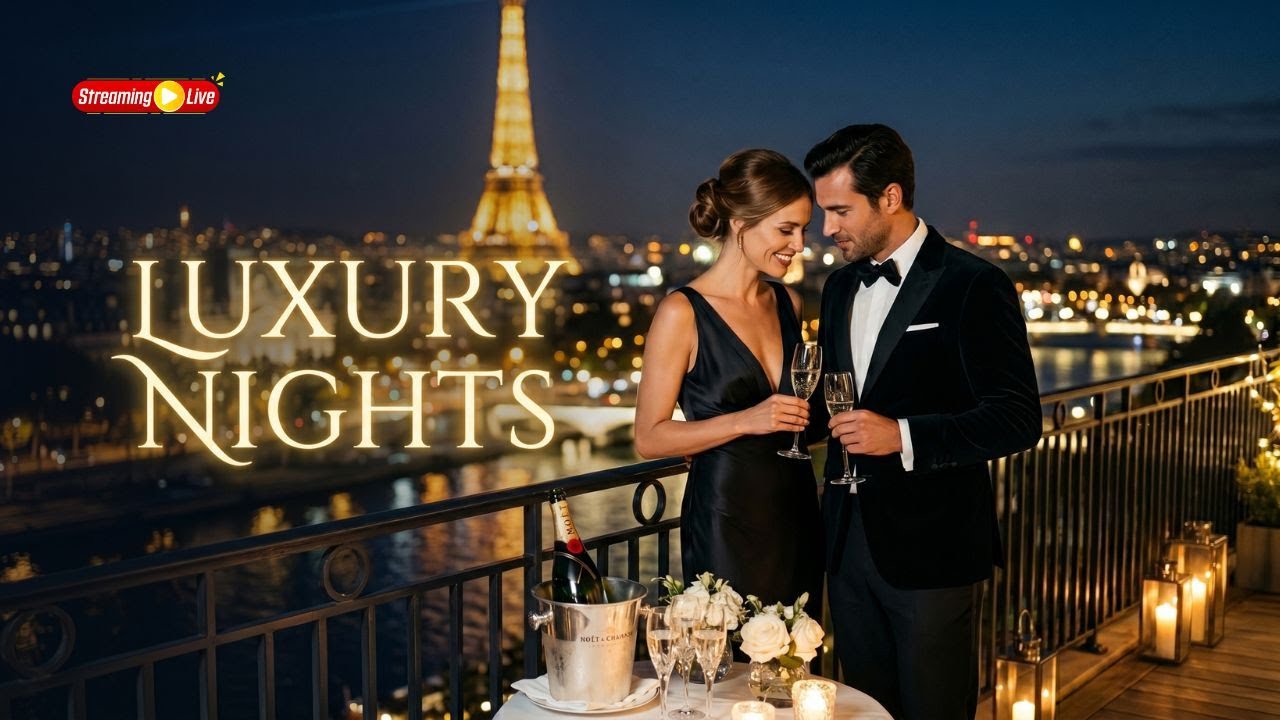 🔴 LIVE Luxury Paris Nights ✨ Elegant French Romance Under City Lights
