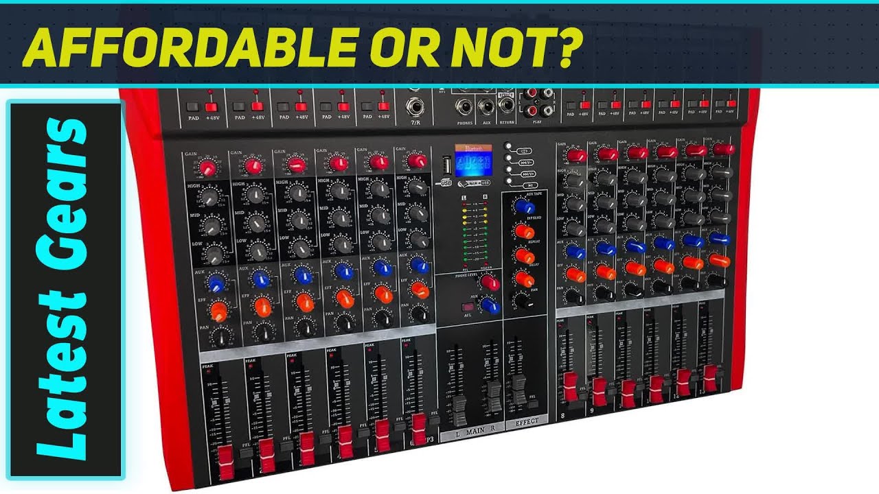 5 Core MX 12CH: Best 12 Channel Mixer for Studio & Live Sound