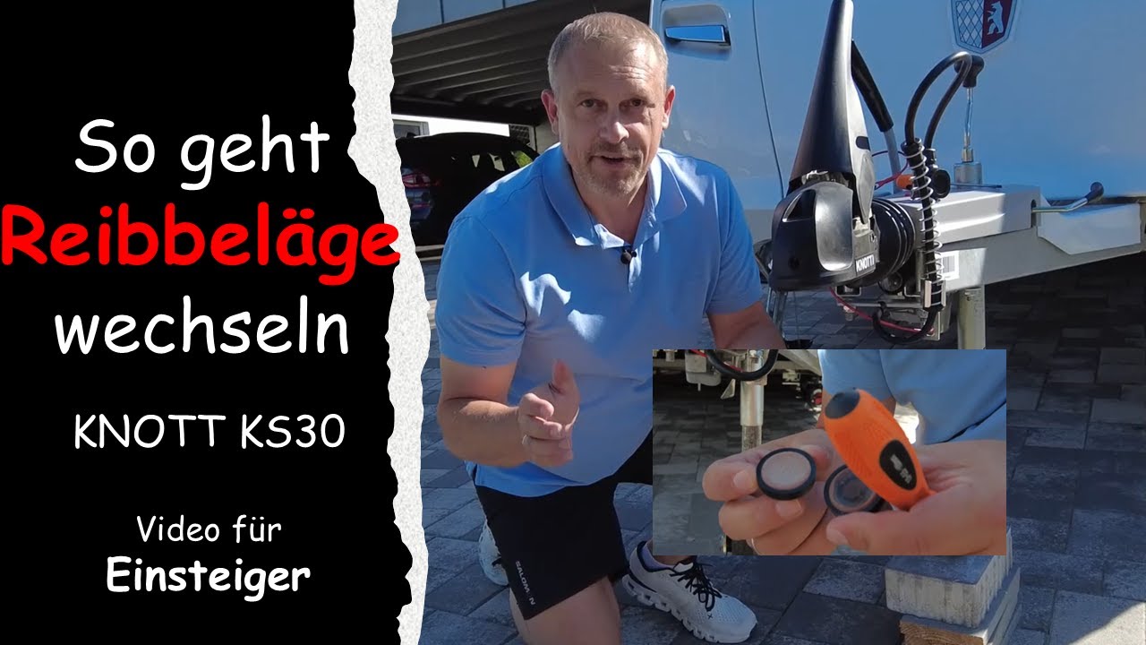 Reibbeläge tauschen bei KNOTT Antischlingerkupplung vom Wohnwagen (passt auch für Winterhoff WS 3000