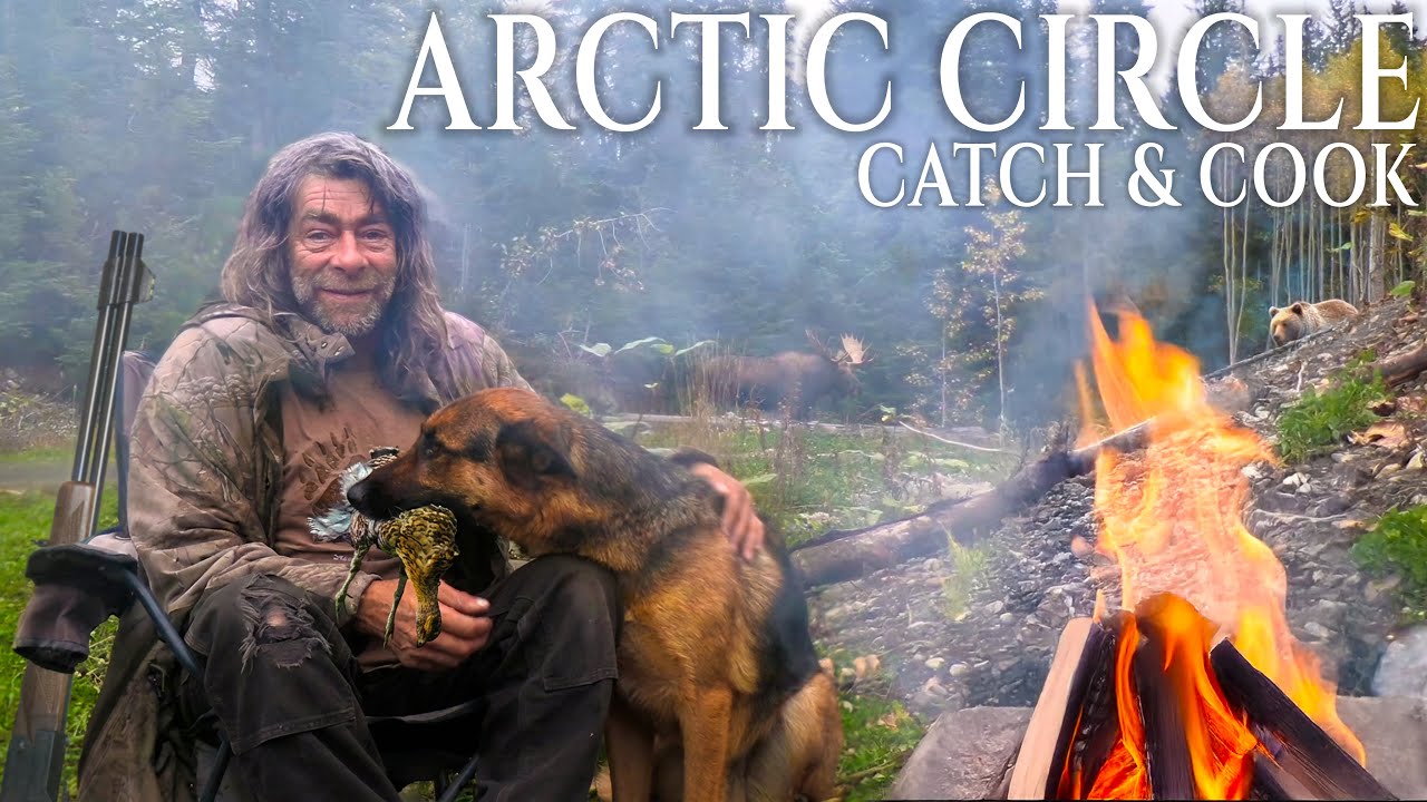Arctic Circle Moose and Grouse Hunt Catch & Cook