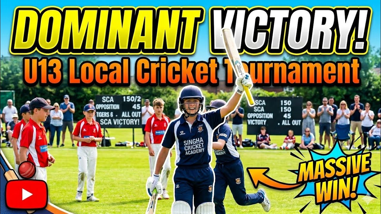 Dominating Victory | Under 13 Local Match Winning Moment 