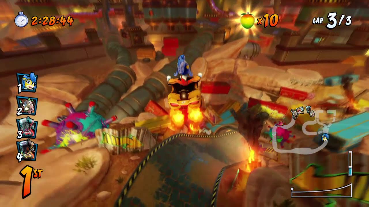 MegaMix Mania track - Crash Team Racing