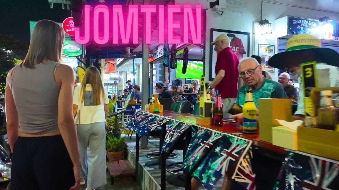 Jomtien Beach Evening Walk | Relaxing Thailand Night
