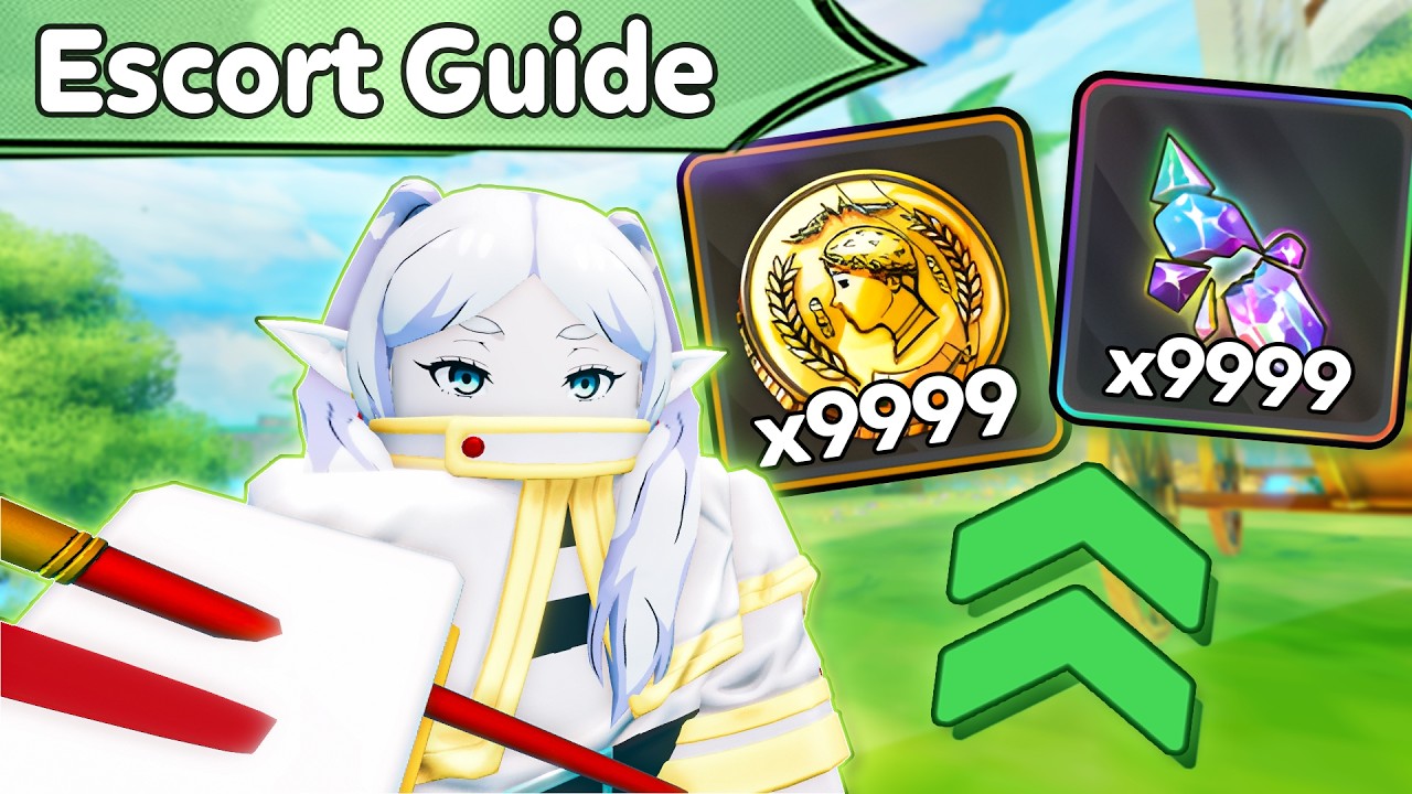 How to Farm NEW ESCORT Event the MOST EFFICIENT Way POSSIBLE In Anime Warriors III!