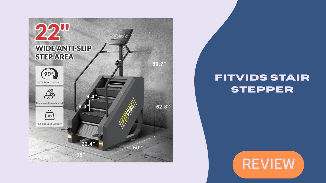Обзор степпера Fitvids – профессиональный тренажер для подъема по лестнице в домашних условиях.