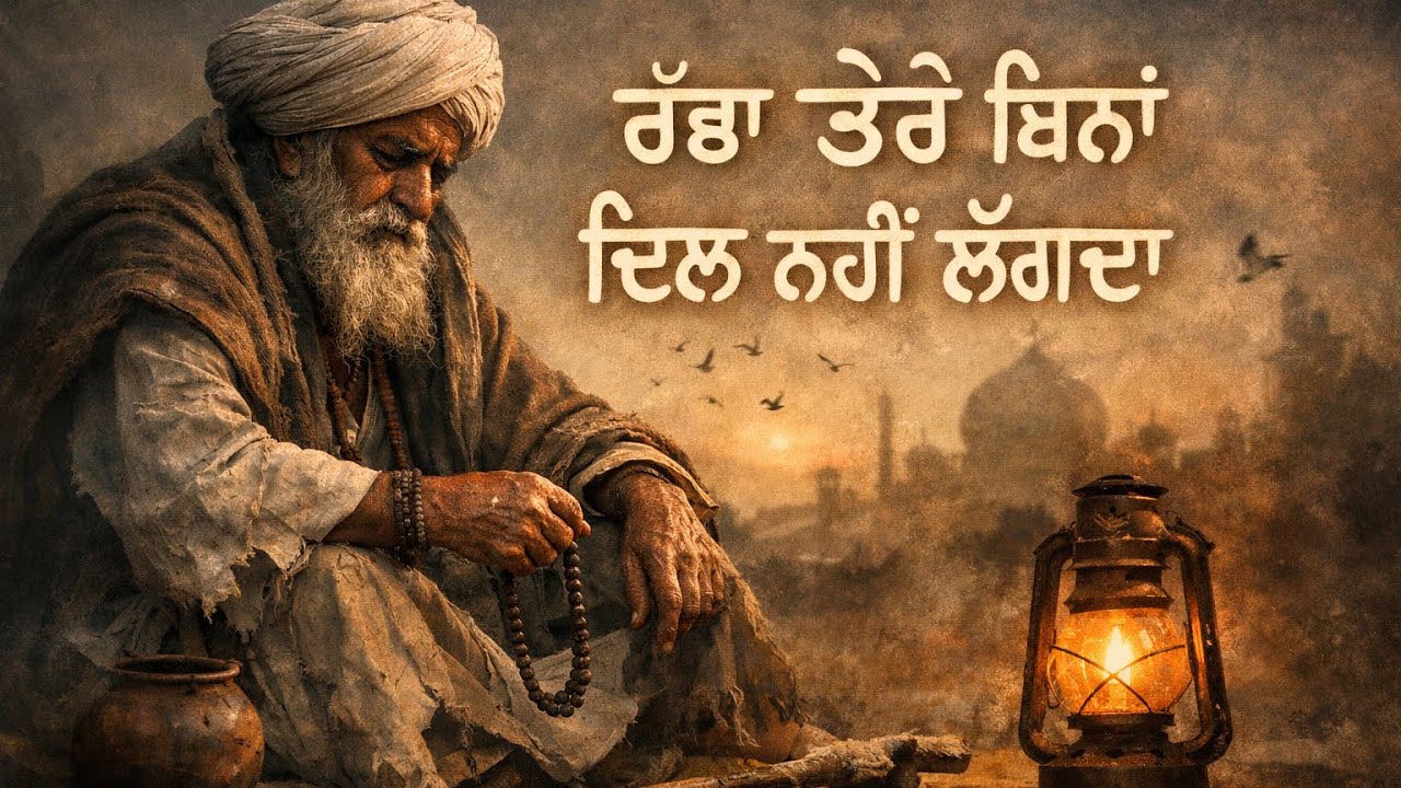 “ਰੱਬਾ ਤੇਰੇ ਬਿਨਾਂ ਦਿਲ ਨਹੀਂ ਲੱਗਦਾ” Rabba Tere Bina Dil Nhi Lagda !  #nooresuroor #music #shabad #song 