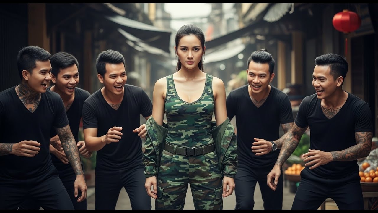 BỌN CÔN ĐỒ CHẾ GIỄU CÔ MÀ KHÔNG HỀ BIẾT CÔ CHÍNH LÀ NỮ QUÂN NHÂN ĐANG TUẦN TRA TẠI ĐỒN CẢNH SÁT